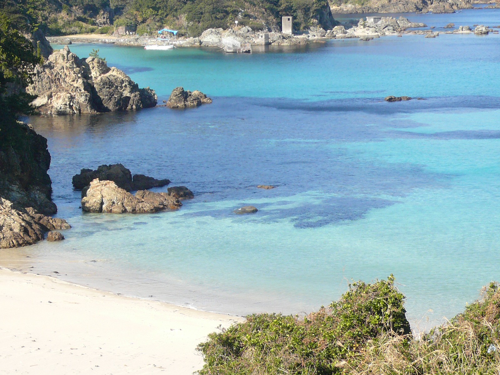 Shirahama Beach in Izu with White Sand and Clear Water