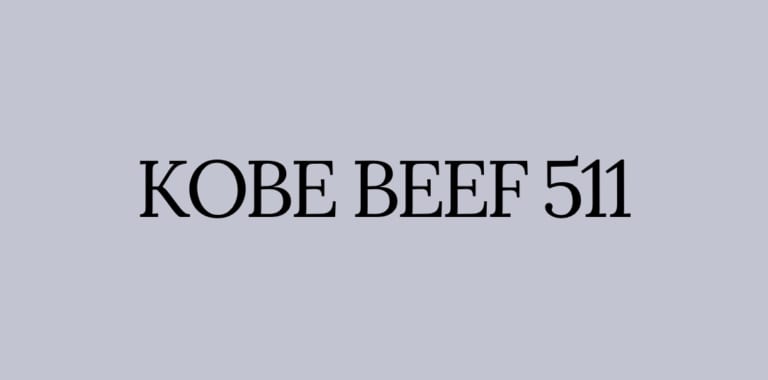 Kobe Beef Kaiseki 511: Enjoy the Highest A5 Kobe Beef in Tokyo