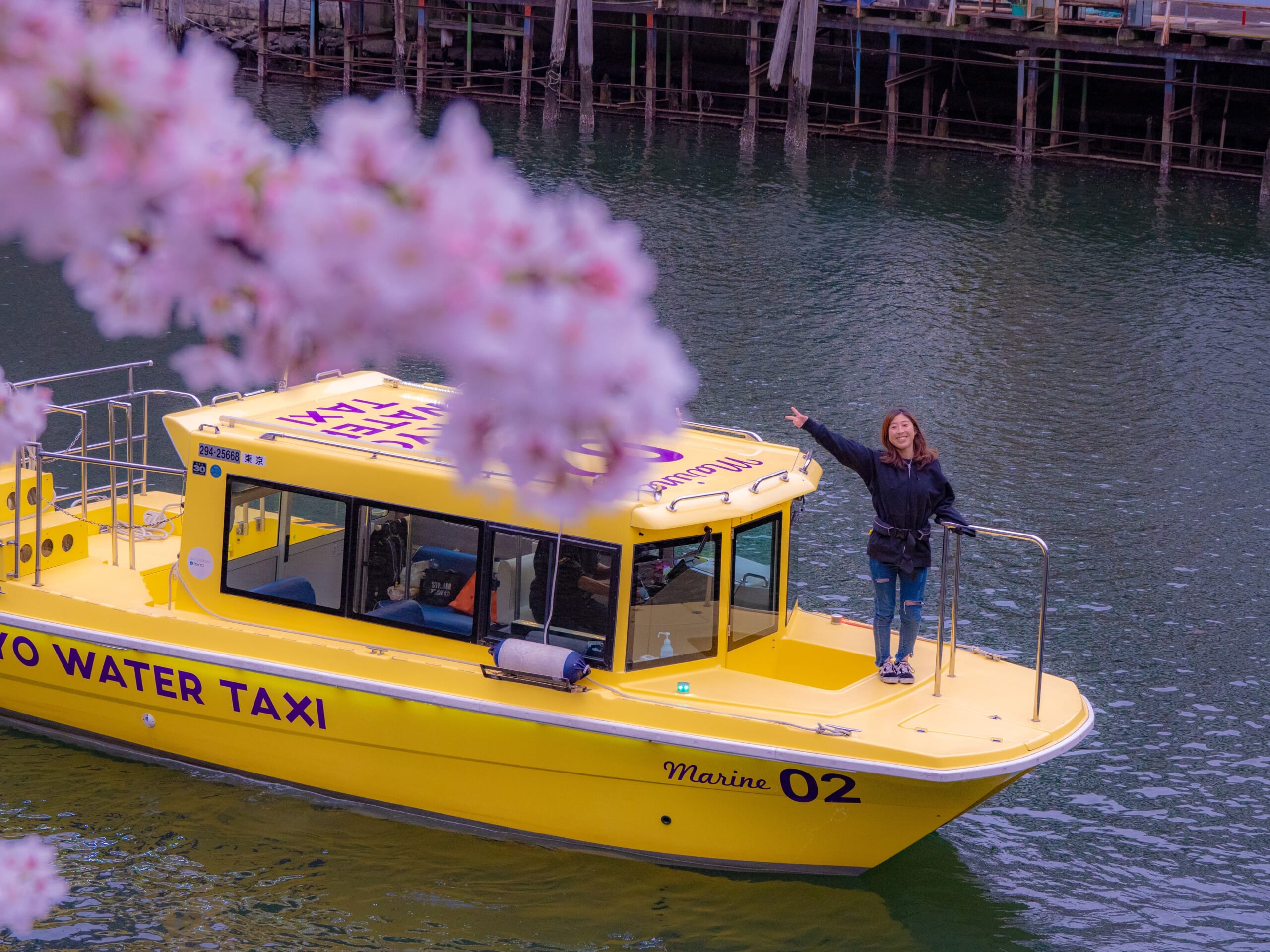 okyo Water Taxi Cherry Blossom