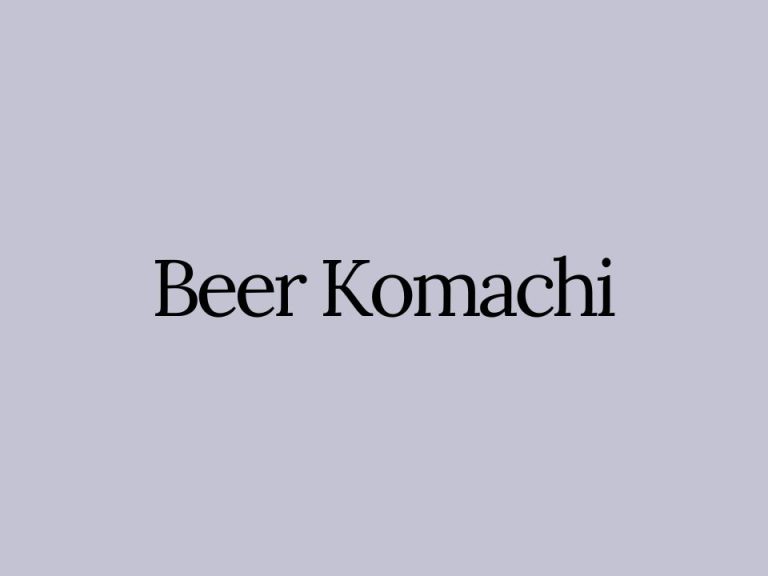 Kyoto Restaurant Guide-vol.6: Beer Komachi