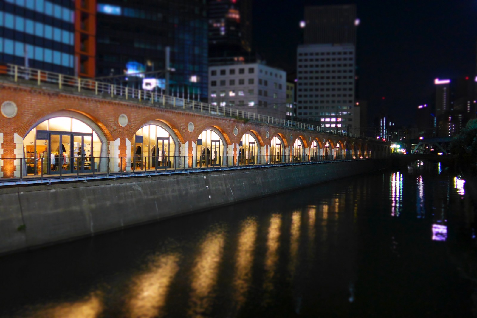 Manseibashi Station at night