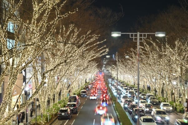 Omotesando Street Illumination 602x400 