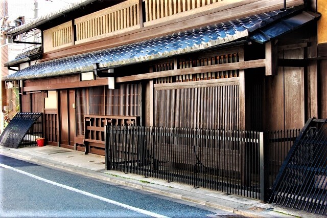 A traditional Machiya house in Kyoto