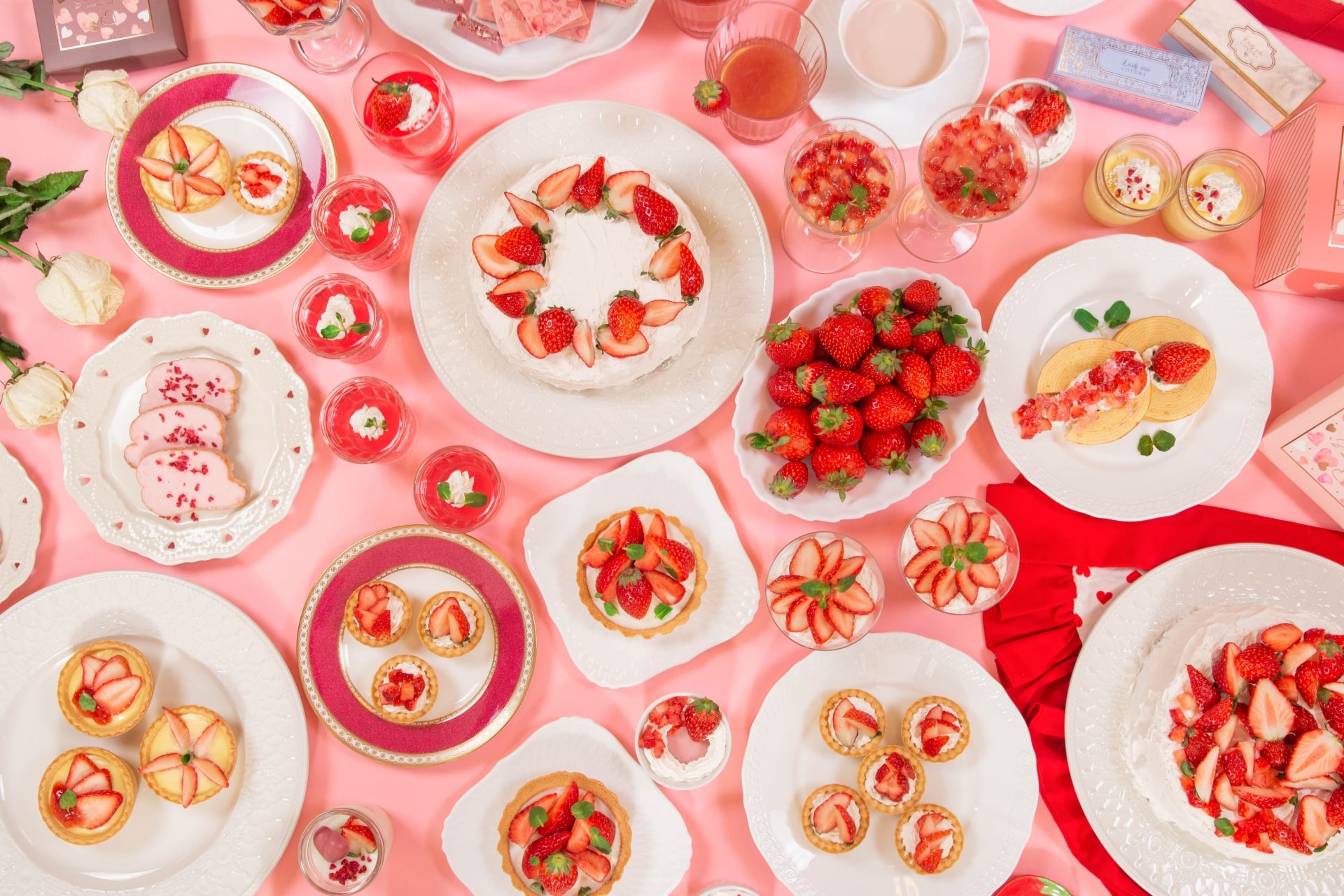 Strawberry Dessert Buffets