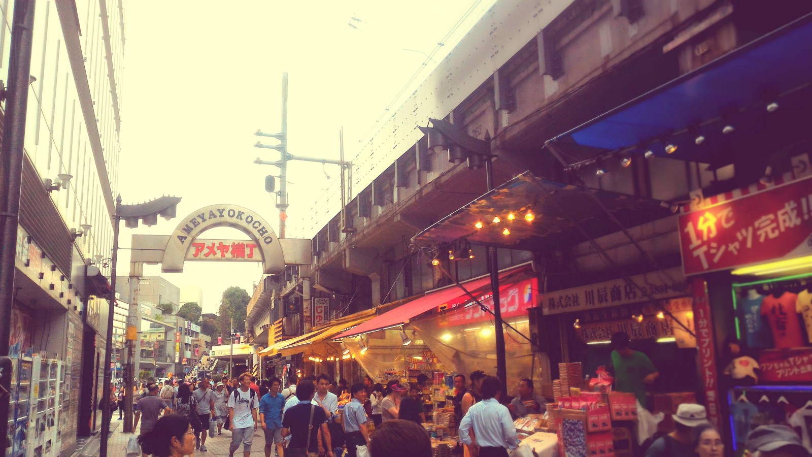 Ameyoko Shopping Street in Ueno, Tokyo