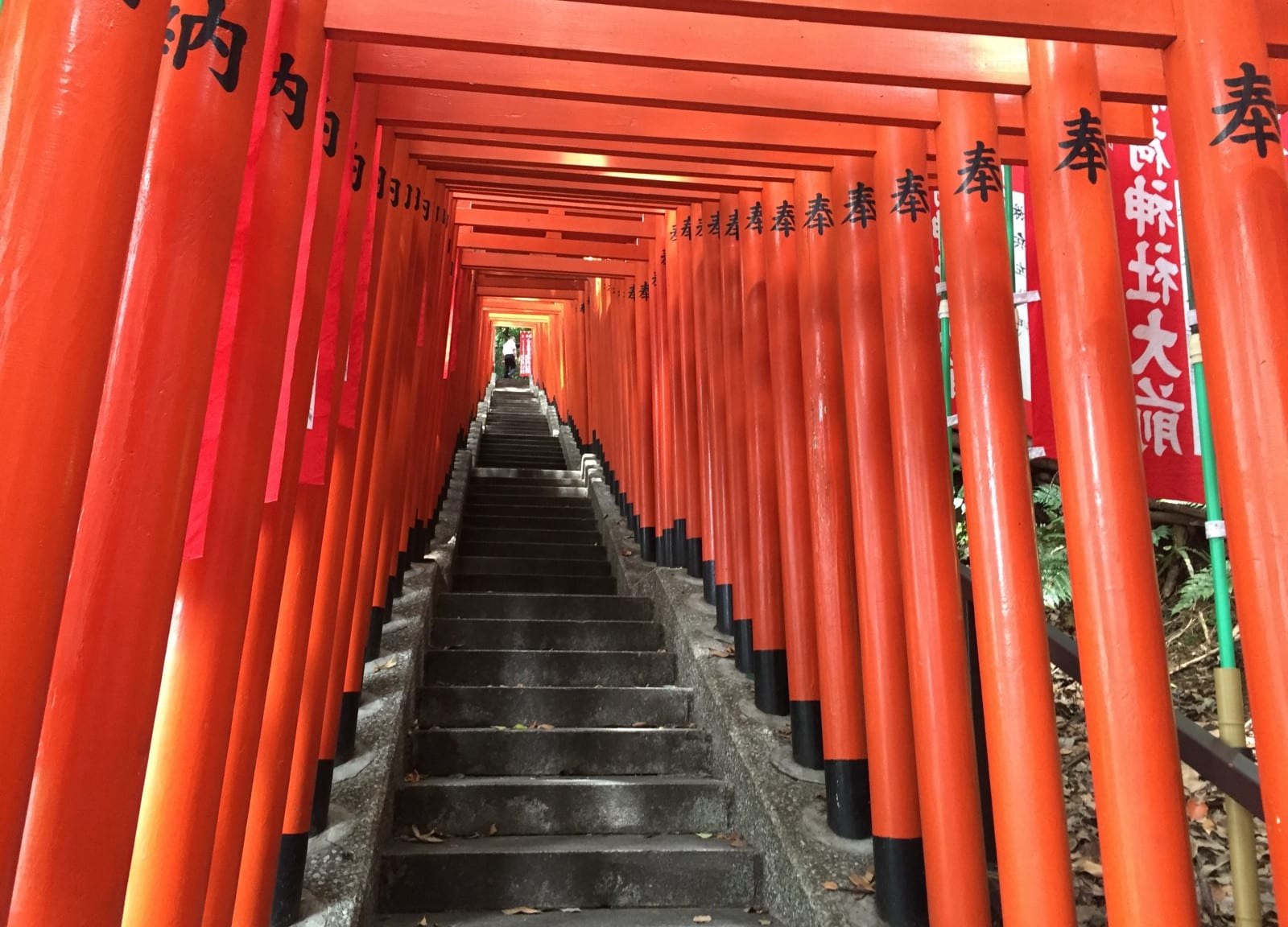 Hie Shrine torii gates in Tokyo