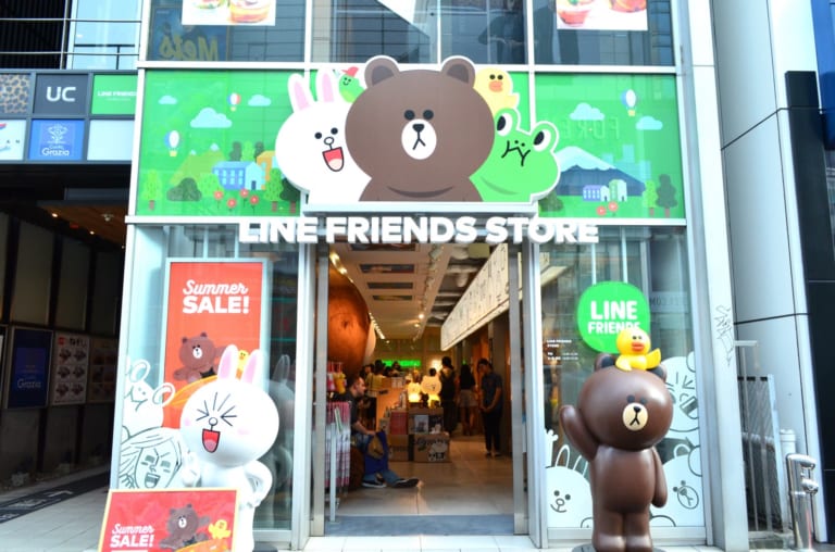 LINE FRIENDS STORE in Harajuku, Tokyo