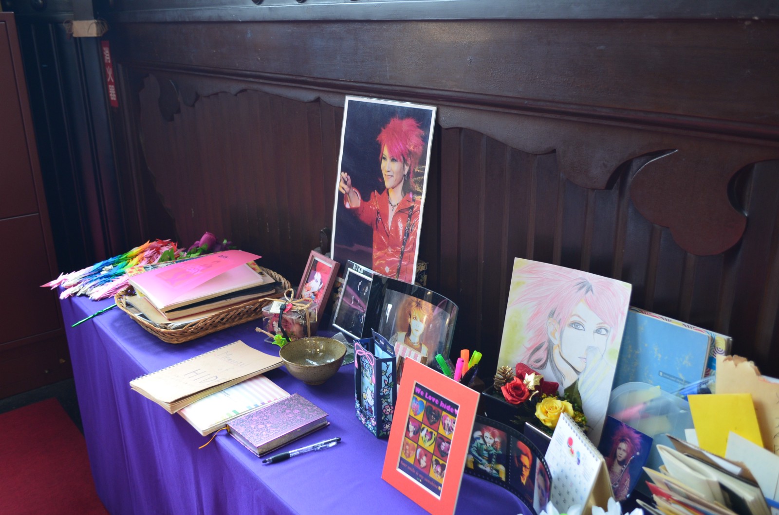 Hide memorial at Tsukiji Hongwanji Temple