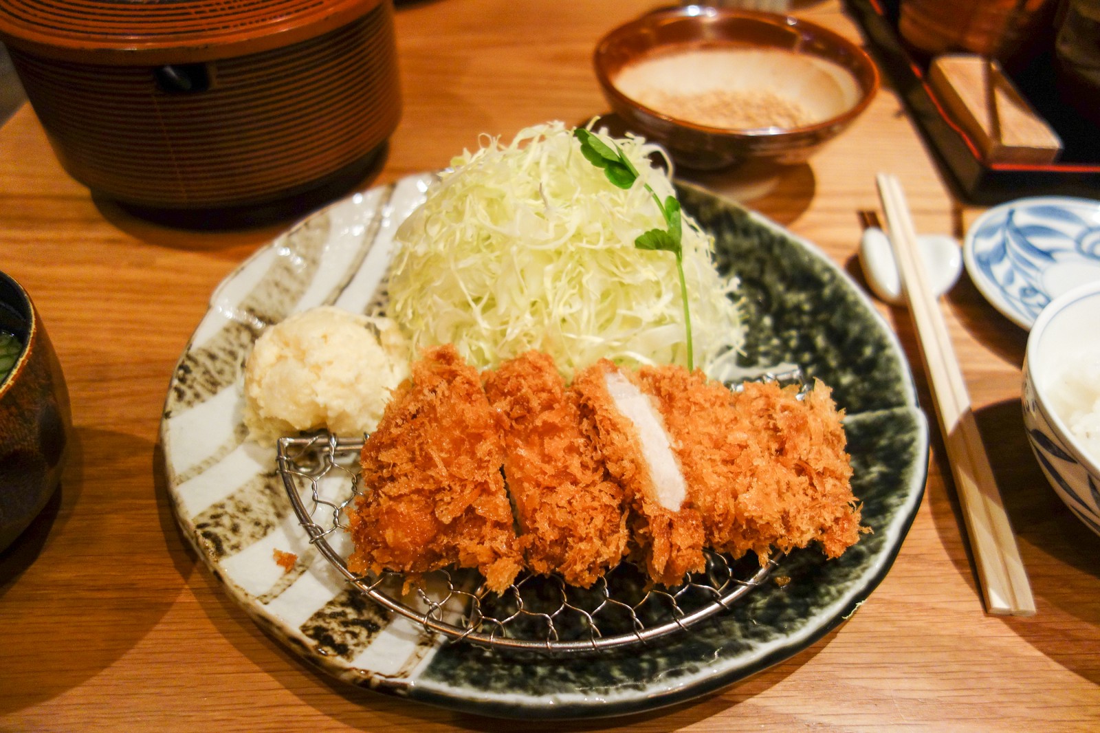 Katsukura Sanjo Honten Best Tonkatsu Restaurant in Kyoto Japan 