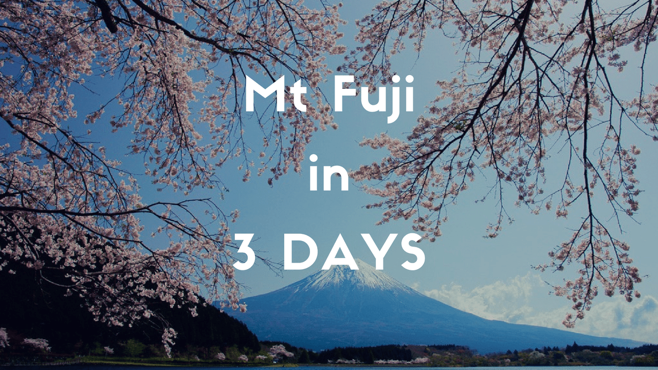 mt fuji day trip itinerary