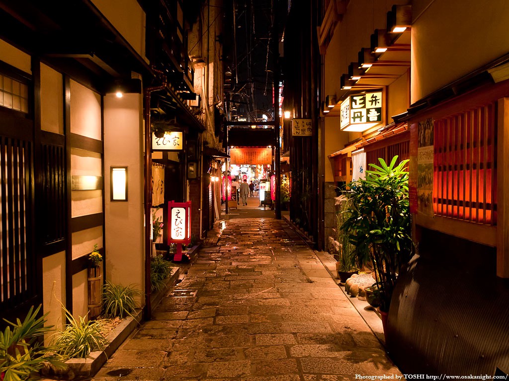 Hozenjiyokocho Osaka OldTime Alley Filled with Traditional