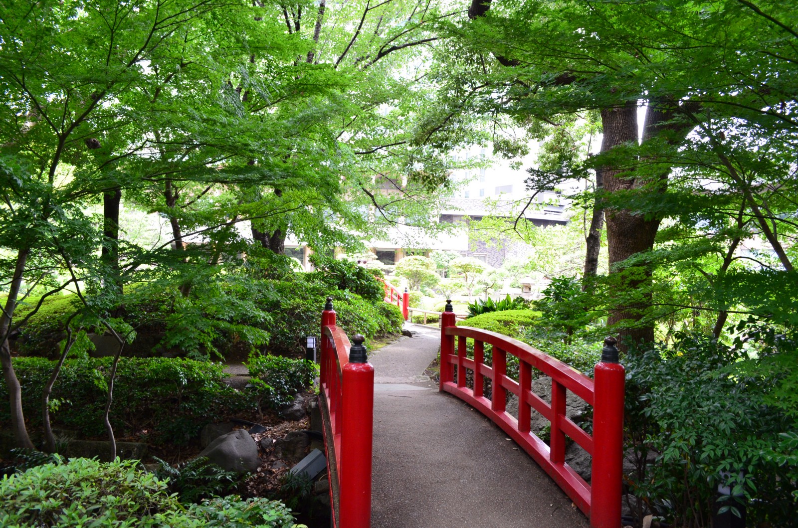Pleasant Japanese garden at Hotel New Otani Tokyo