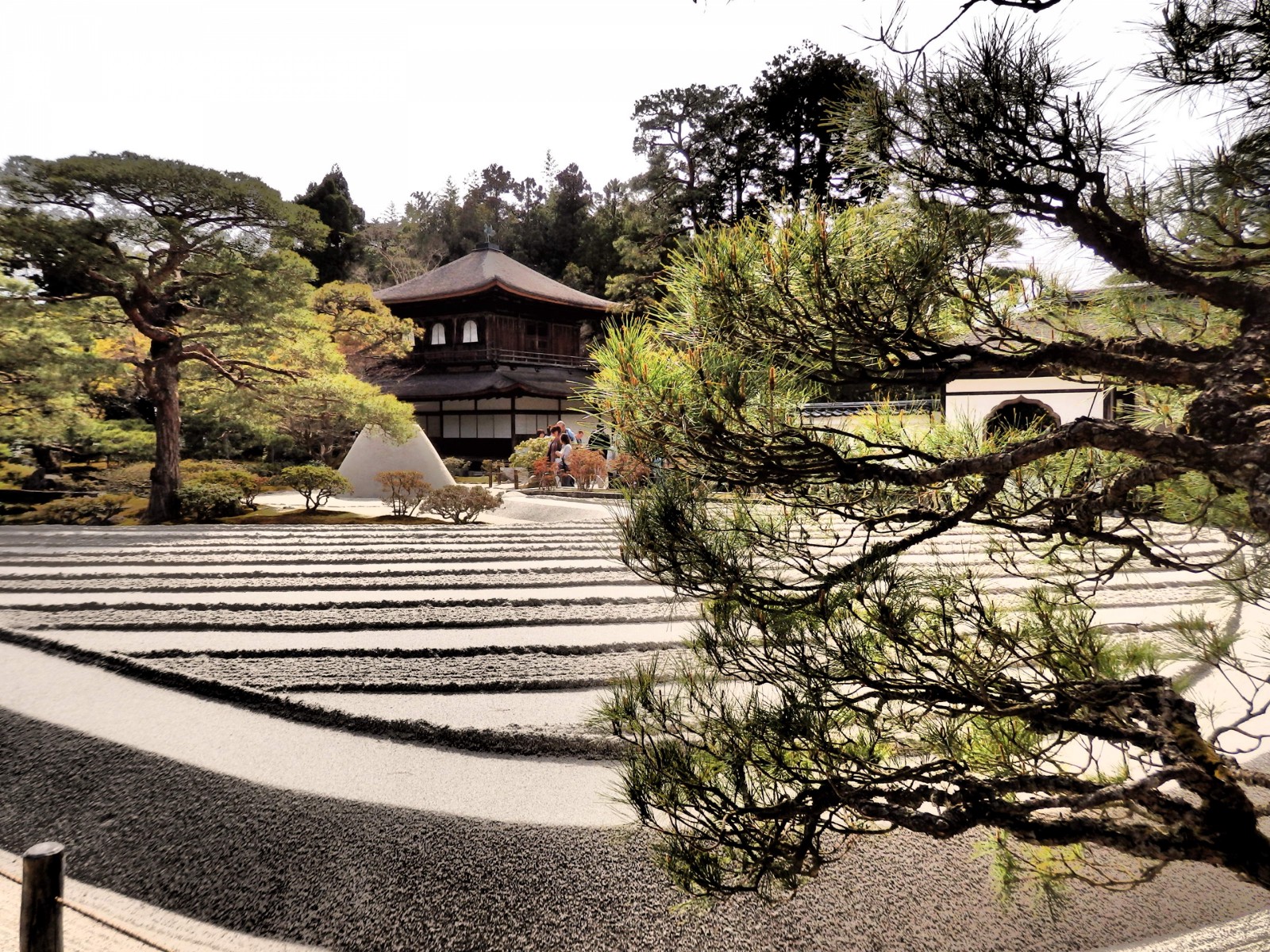 The Dry Sand Garden (Ginshadan) at Ginkakuji