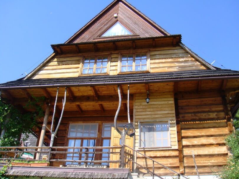 The wooden cottage in Tatly mountain in Poland