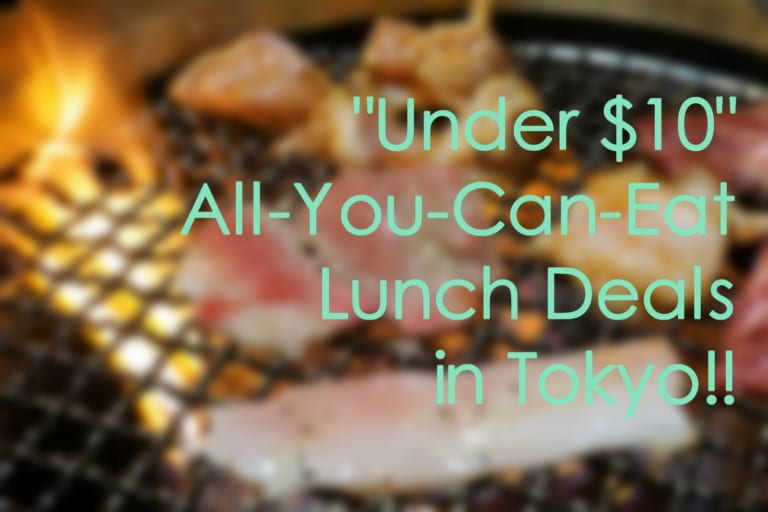 Restaurants in Tokyo with All-You-Can-Eat for less than $10!!