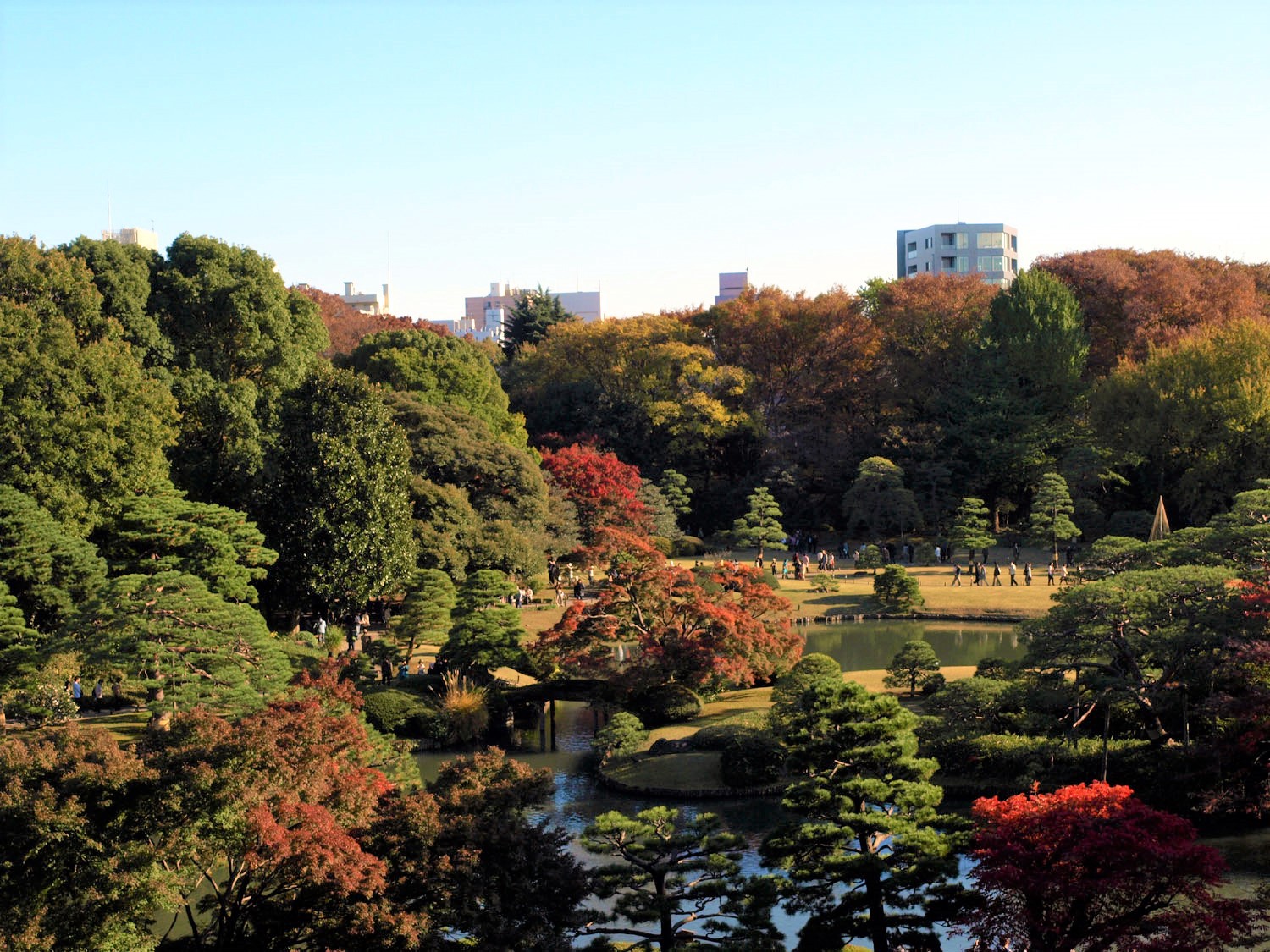 The historical Japanese garden, Rikugien