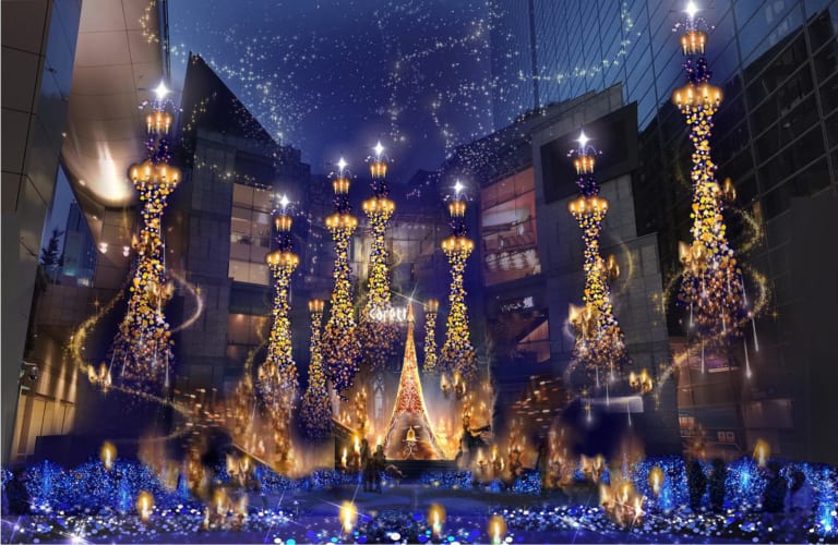 Caretta Shiodome “Beauty and the Beast” Illumination 2017