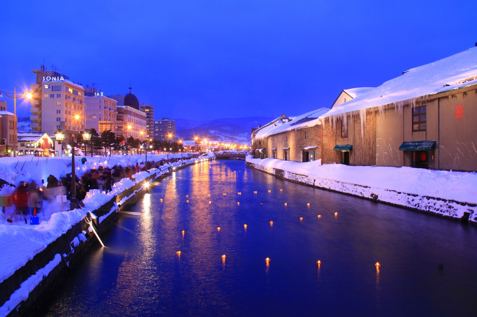 Snow Light Path Festival in Otaru City