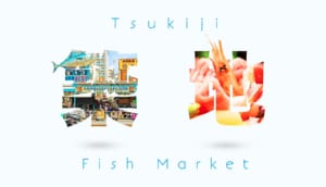 How to Go to Tsukiji Fish Market from near Stations