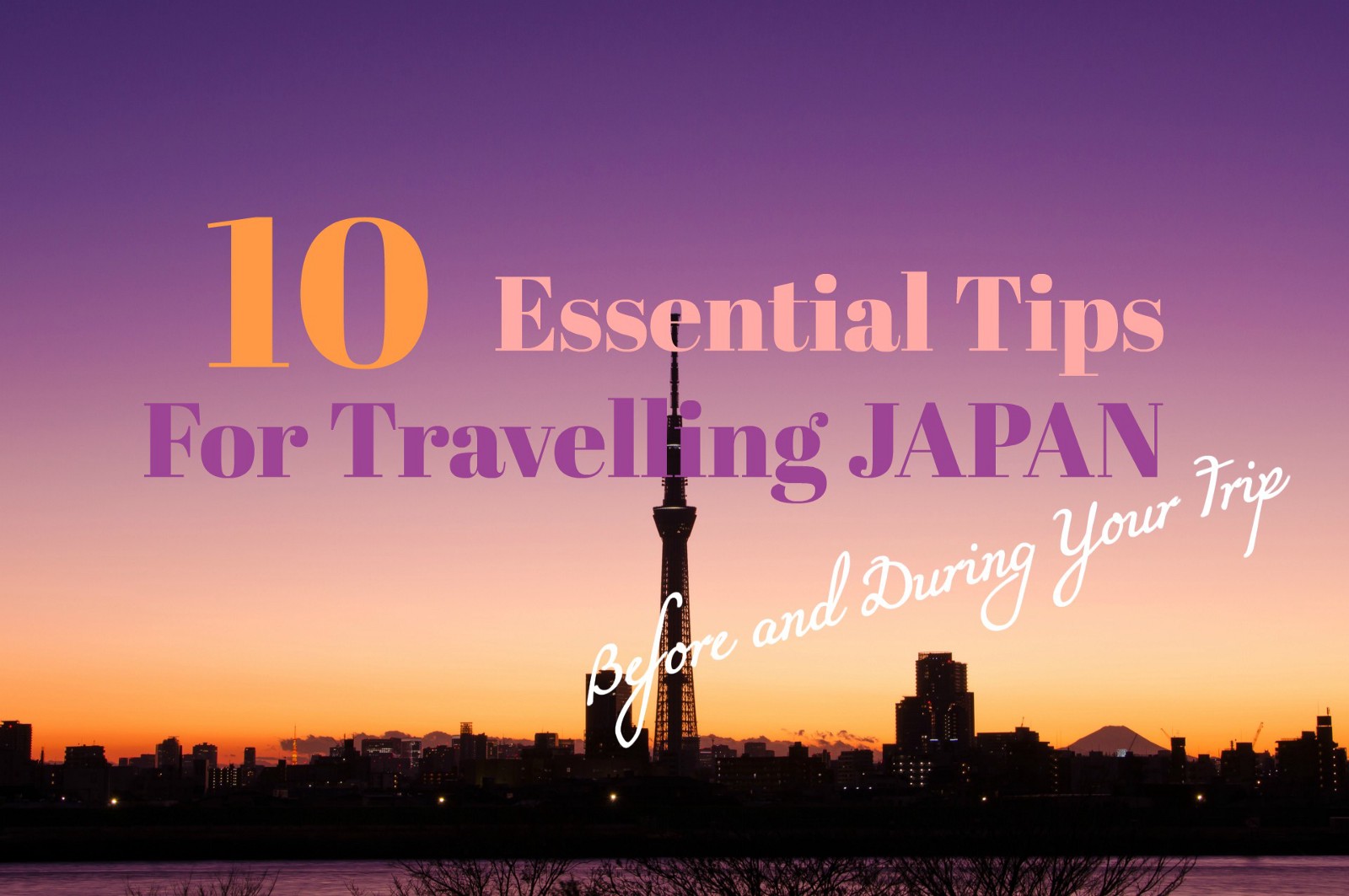 travelling to japan tips