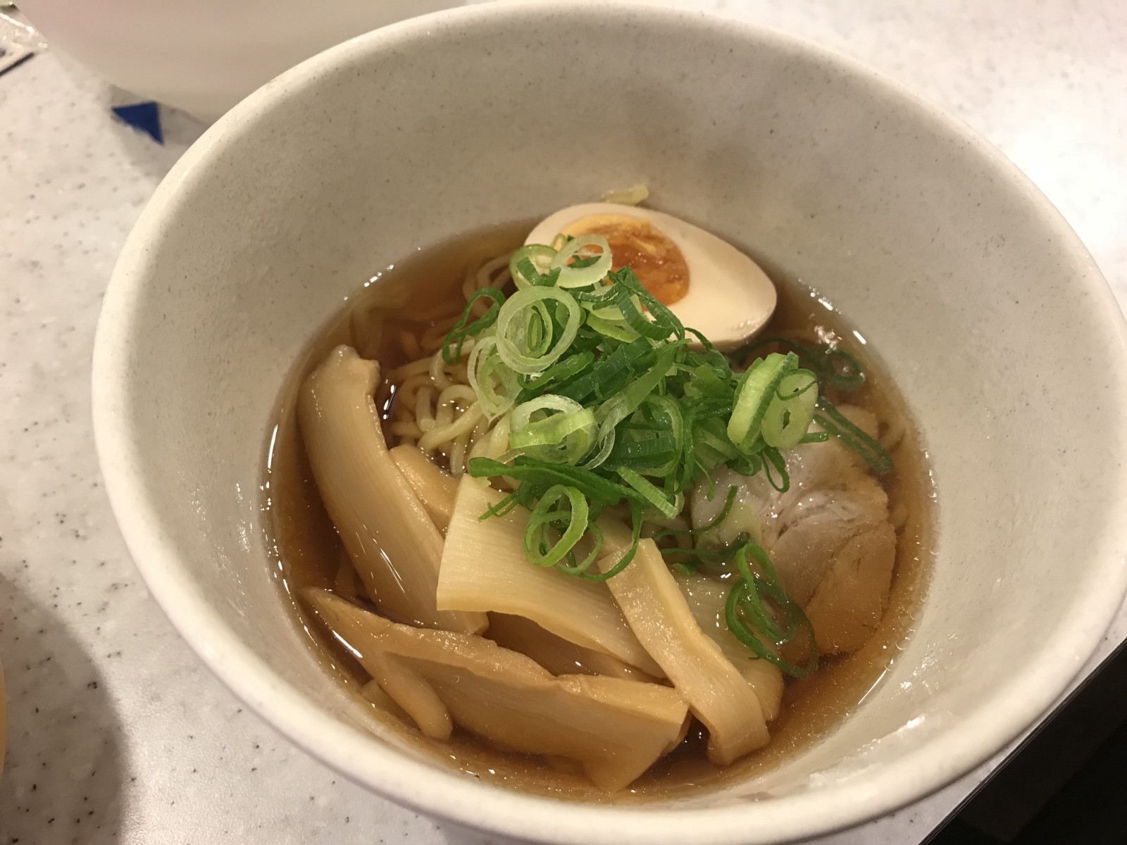 Small bowl of Ramen at Kappa Sushi