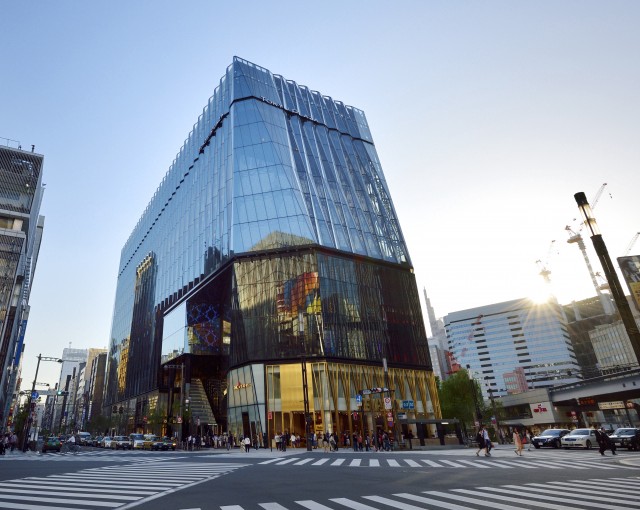 The stylish building, Tokyu Plaza Ginza store
