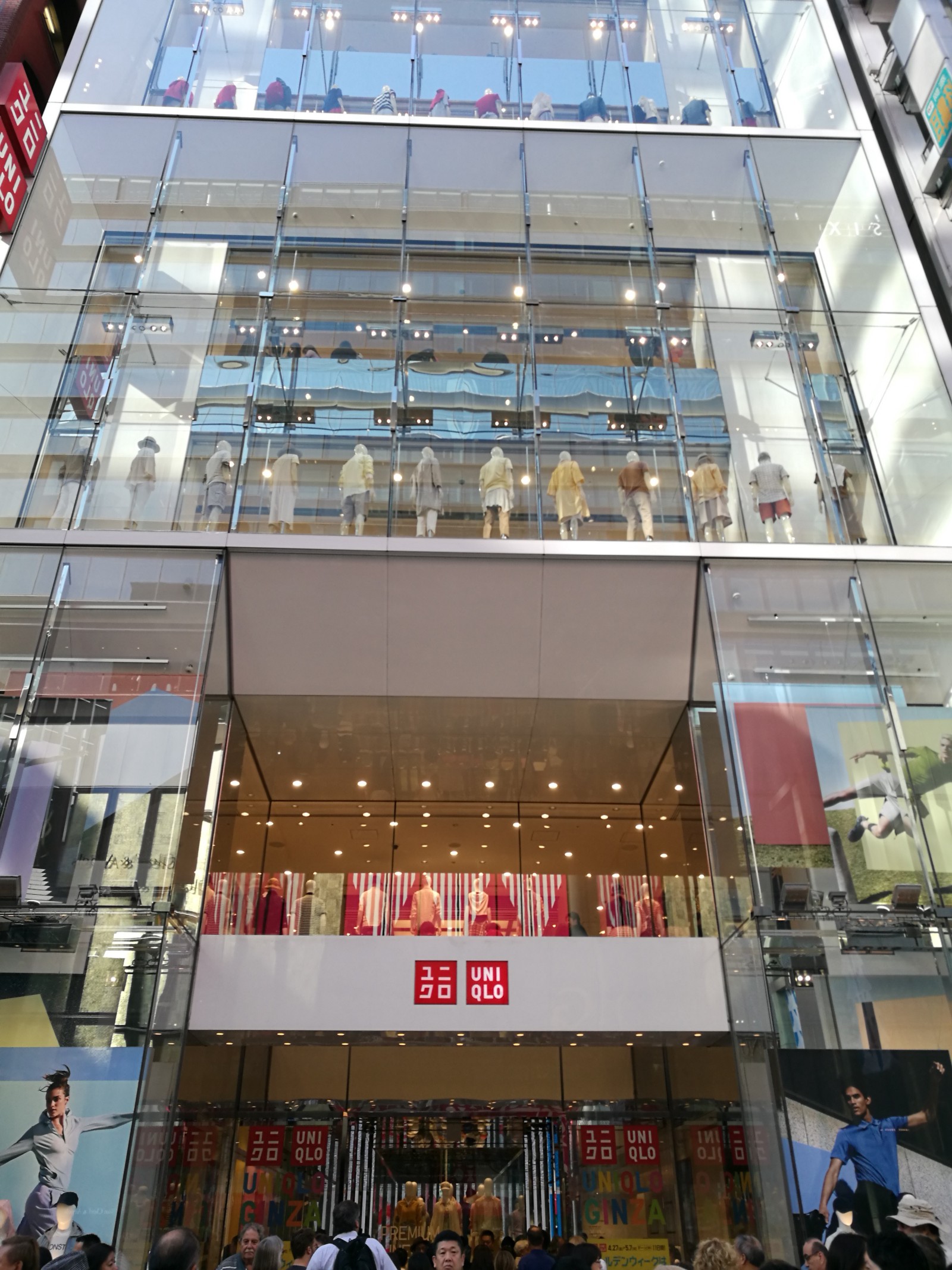 The world's biggest UNIQLO store in Ginza, Tokyo