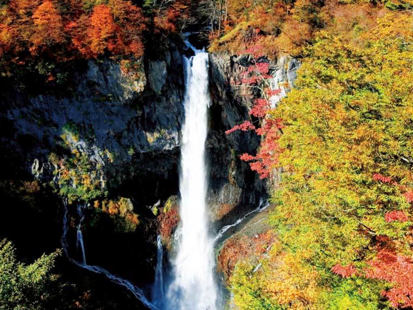 The scenic Kegon Falls in Nikko