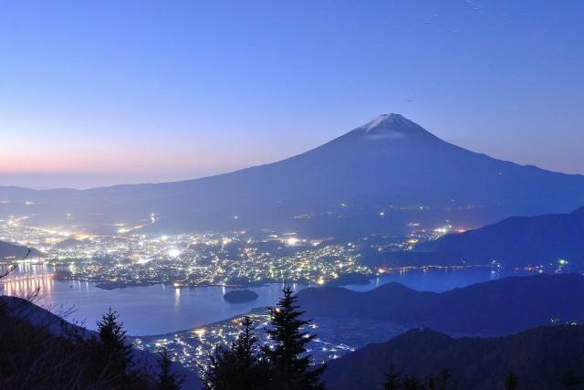 Mt Fuji and Lake Kawaguchiko