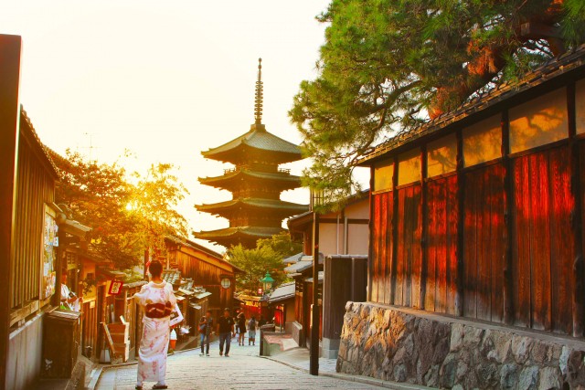 Kyoto's beautiful streetscape