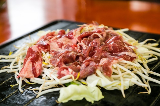Jingisukan, the traditional mutton BBQ dish in Hokkaido