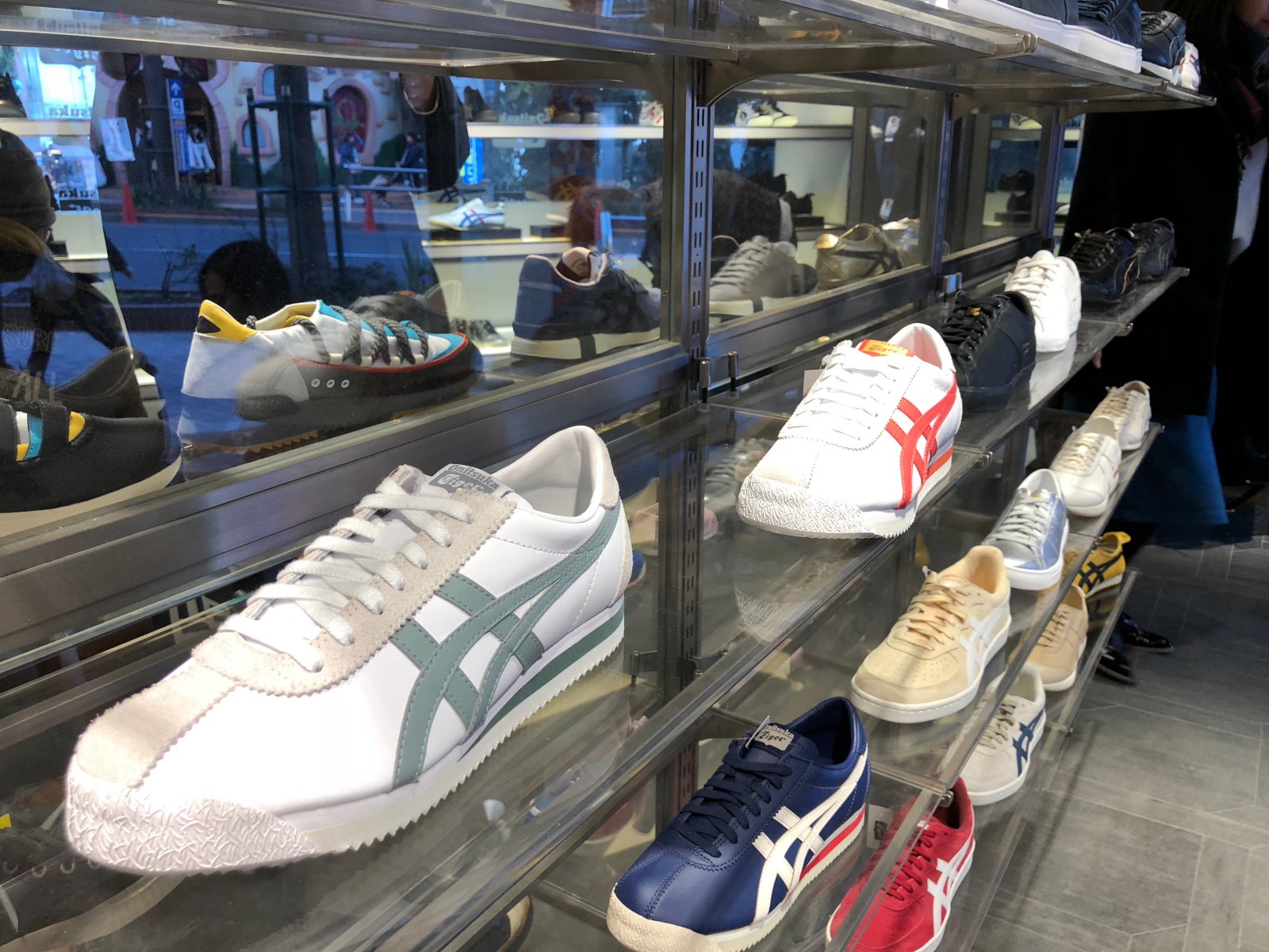 Cool kicks at Onitsuka Tiger Shibuya