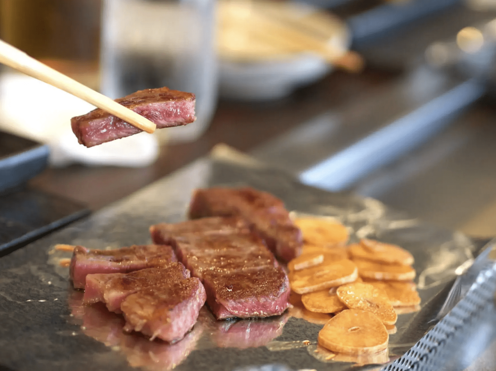 Cut Wagyu Beef steaks