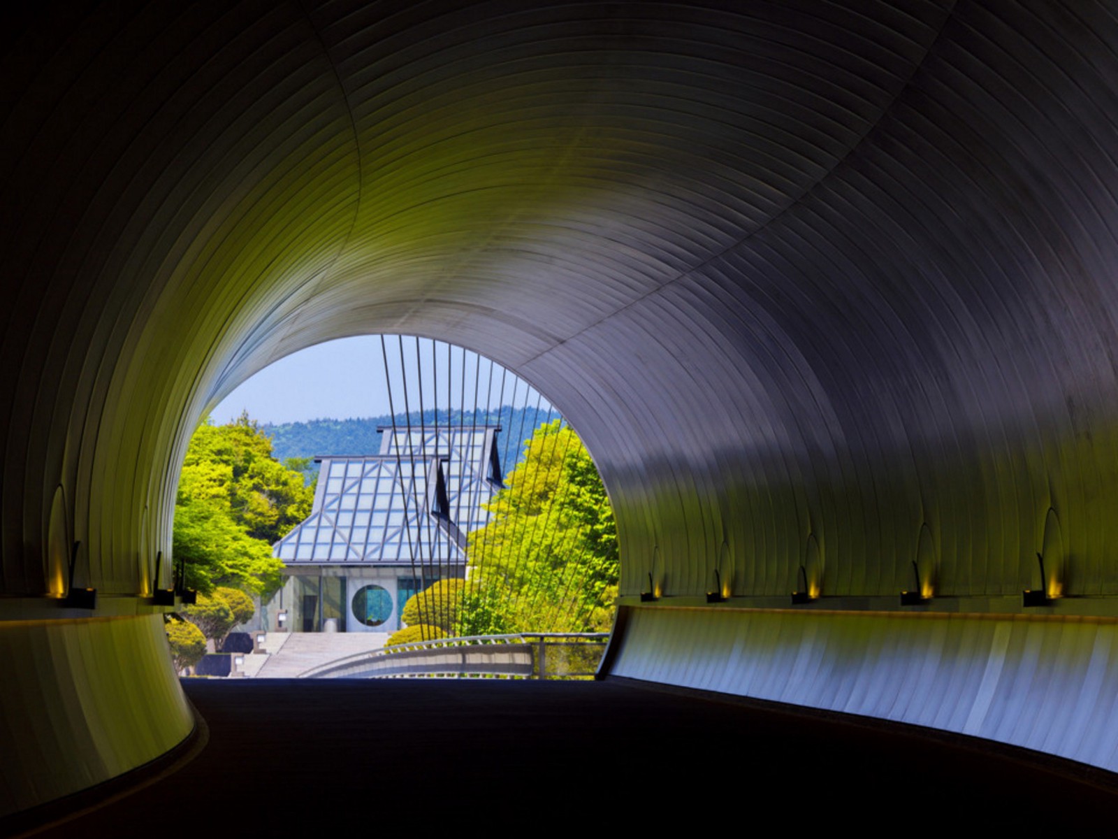 Architecture of Miho Museum in Kyoto, Japan, Kyoto, Japan -…