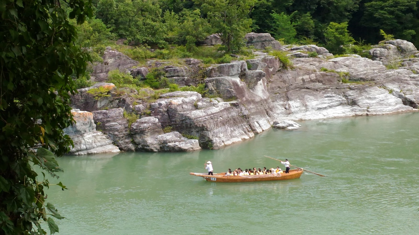 River cruising in Nagatoro