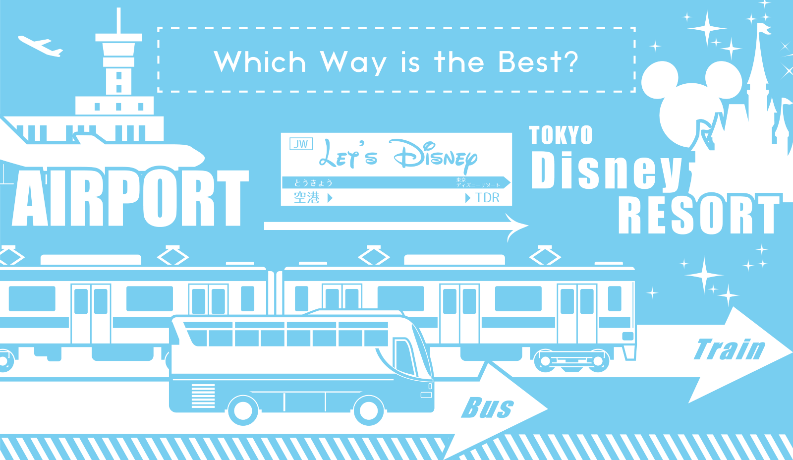 How To Get To Tokyo Disneyland And Disneysea By Bus Or Train