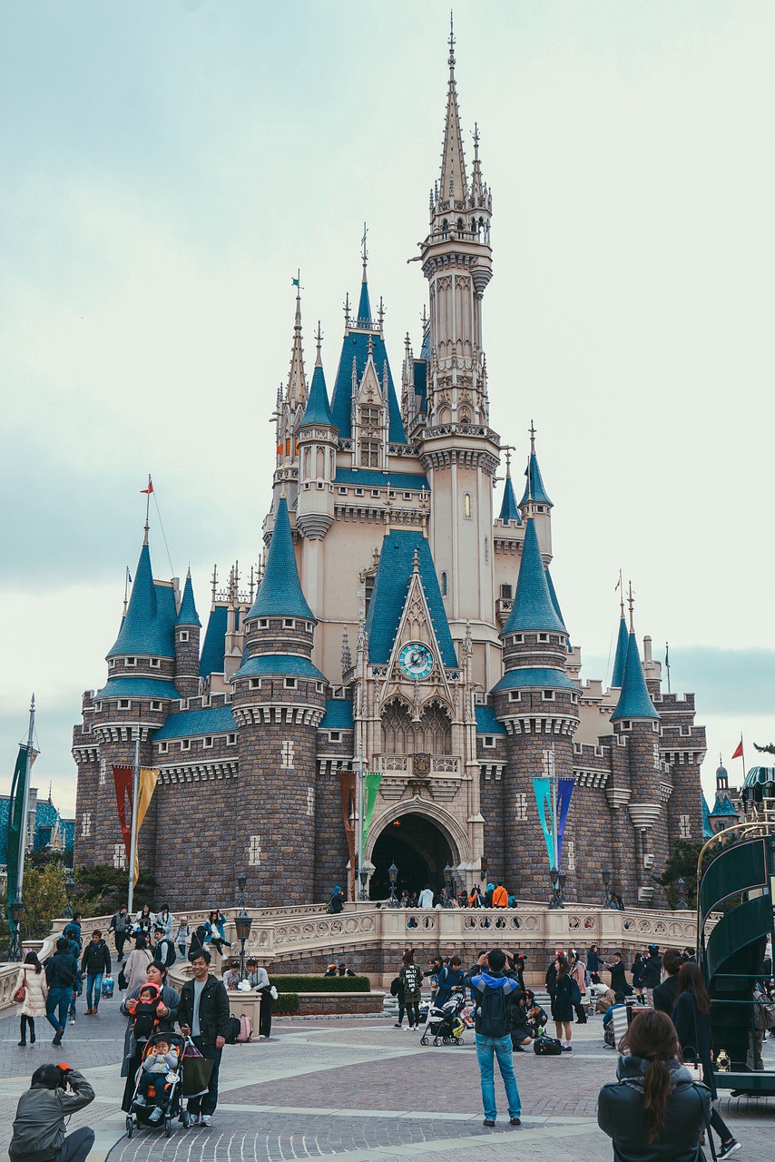 The Cinderella Castle at Tokyo Disneyland