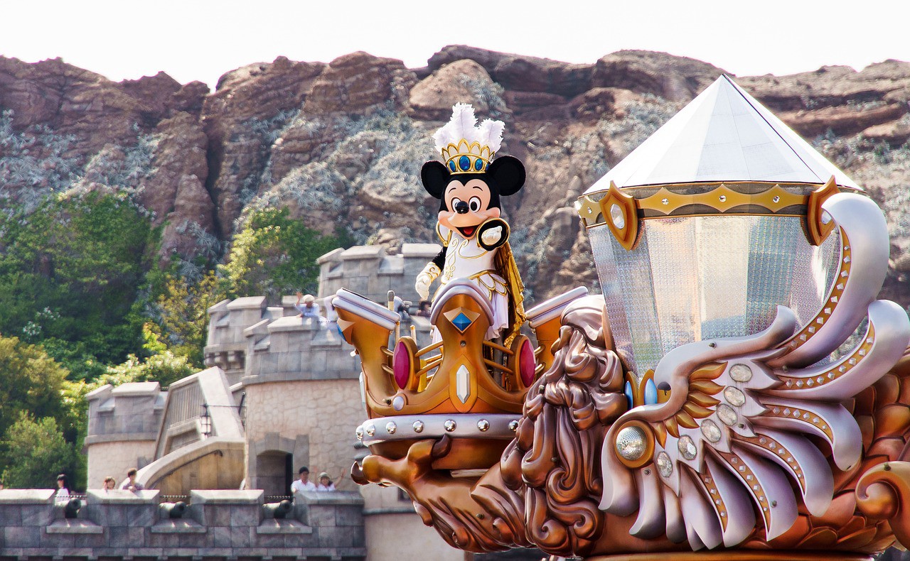 The water show at Tokyo DisneySea