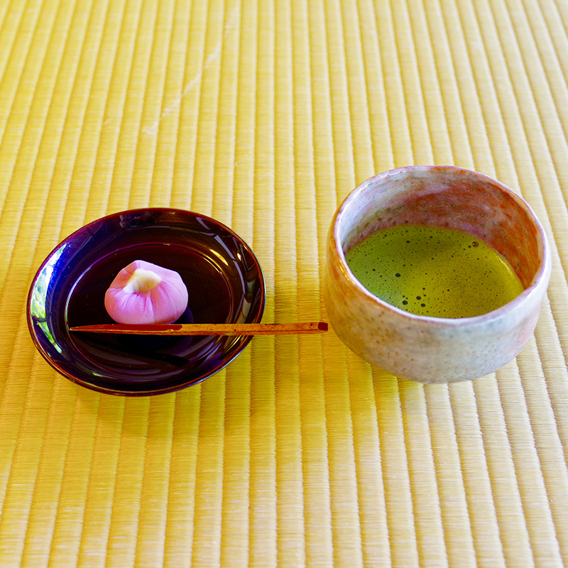 Matcha Green Tea and Japanese Traditional Desserts