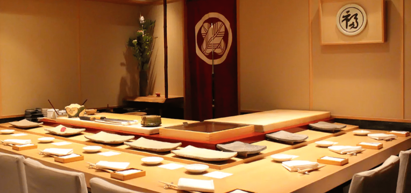 Counter at Sushiya