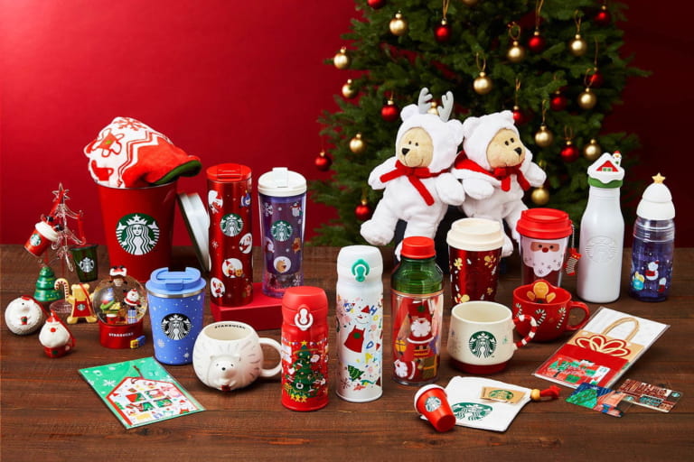 Starbucks Japan Christmas Tumbler and Mug 2019