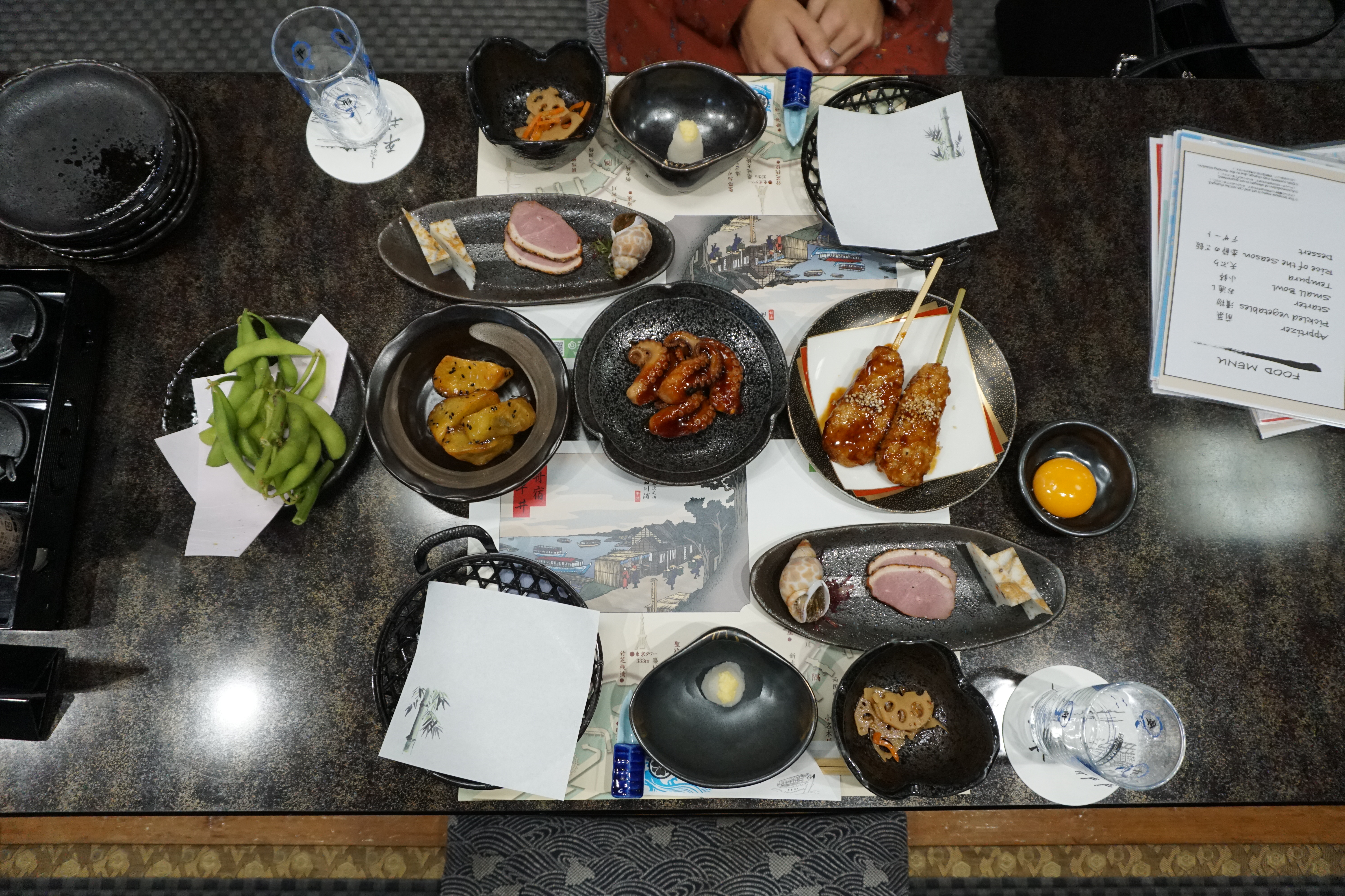Dinner at Yakatabune
