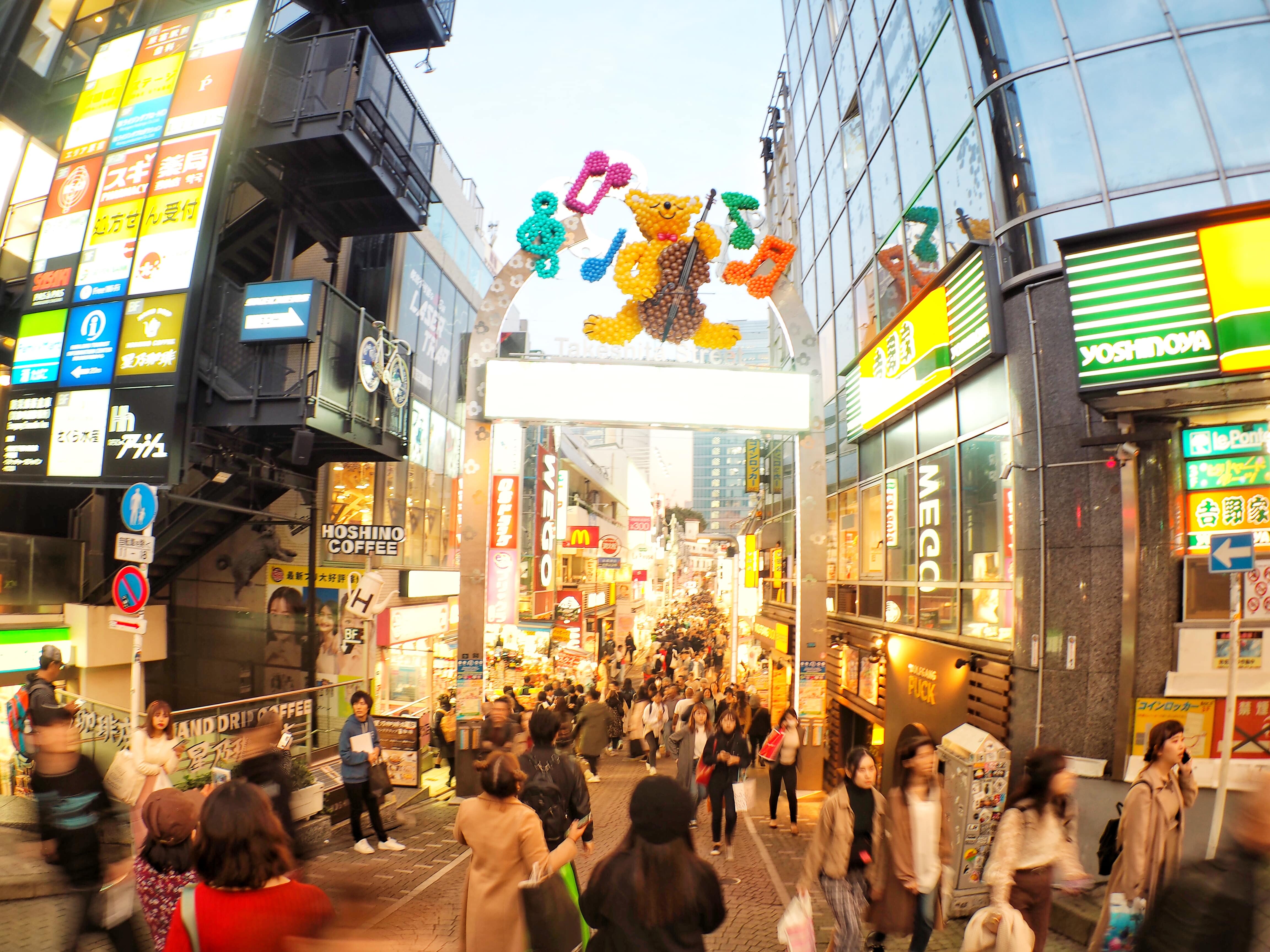 Takeshita street in Harajuku