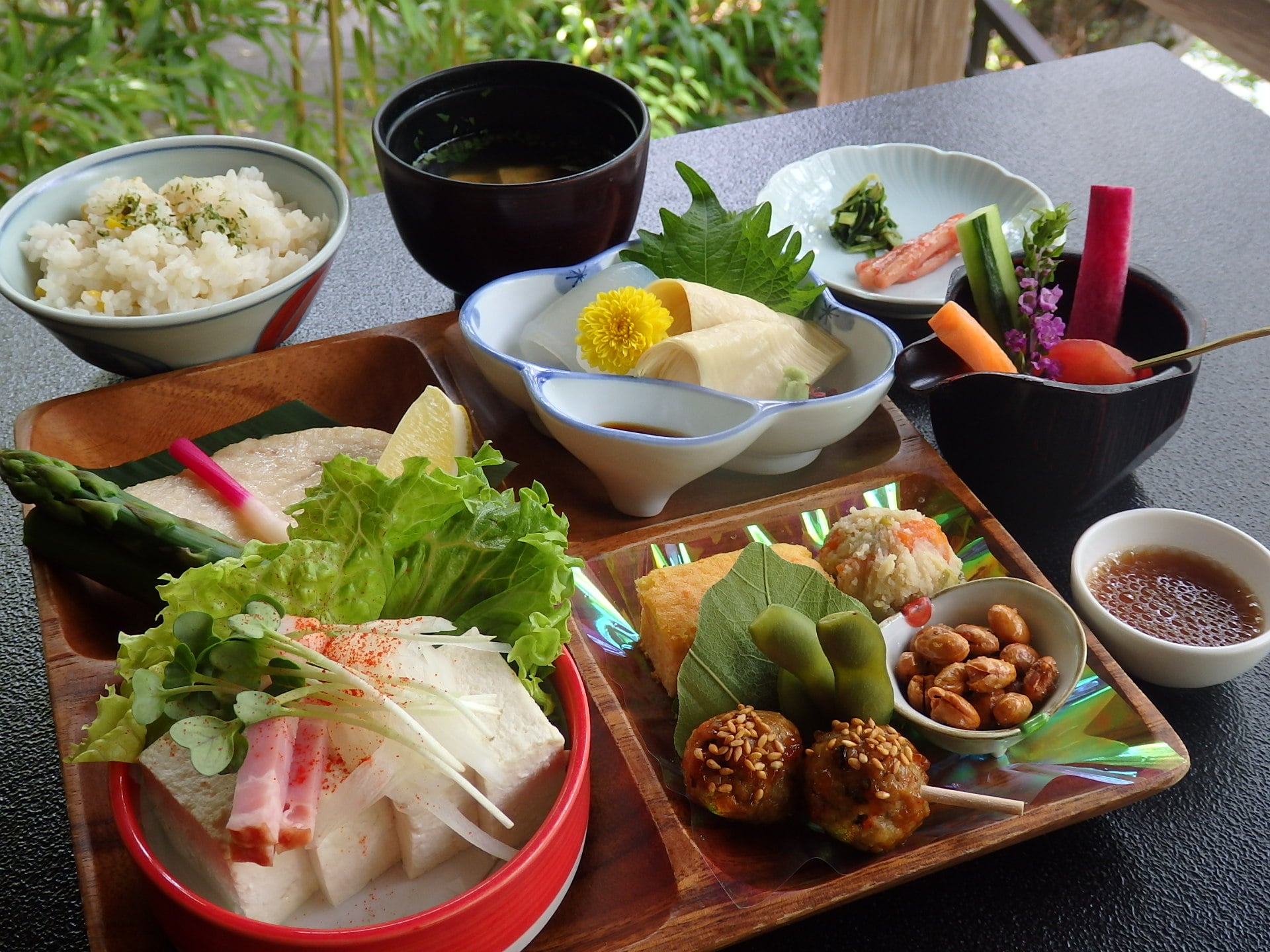 Japanese Traditional Lunch Dishes