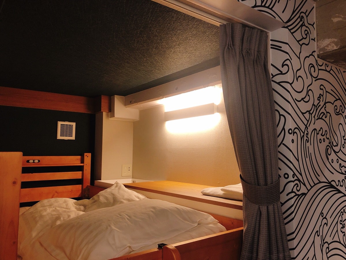 A dormitory room at Q Stay and Lounge Ueno