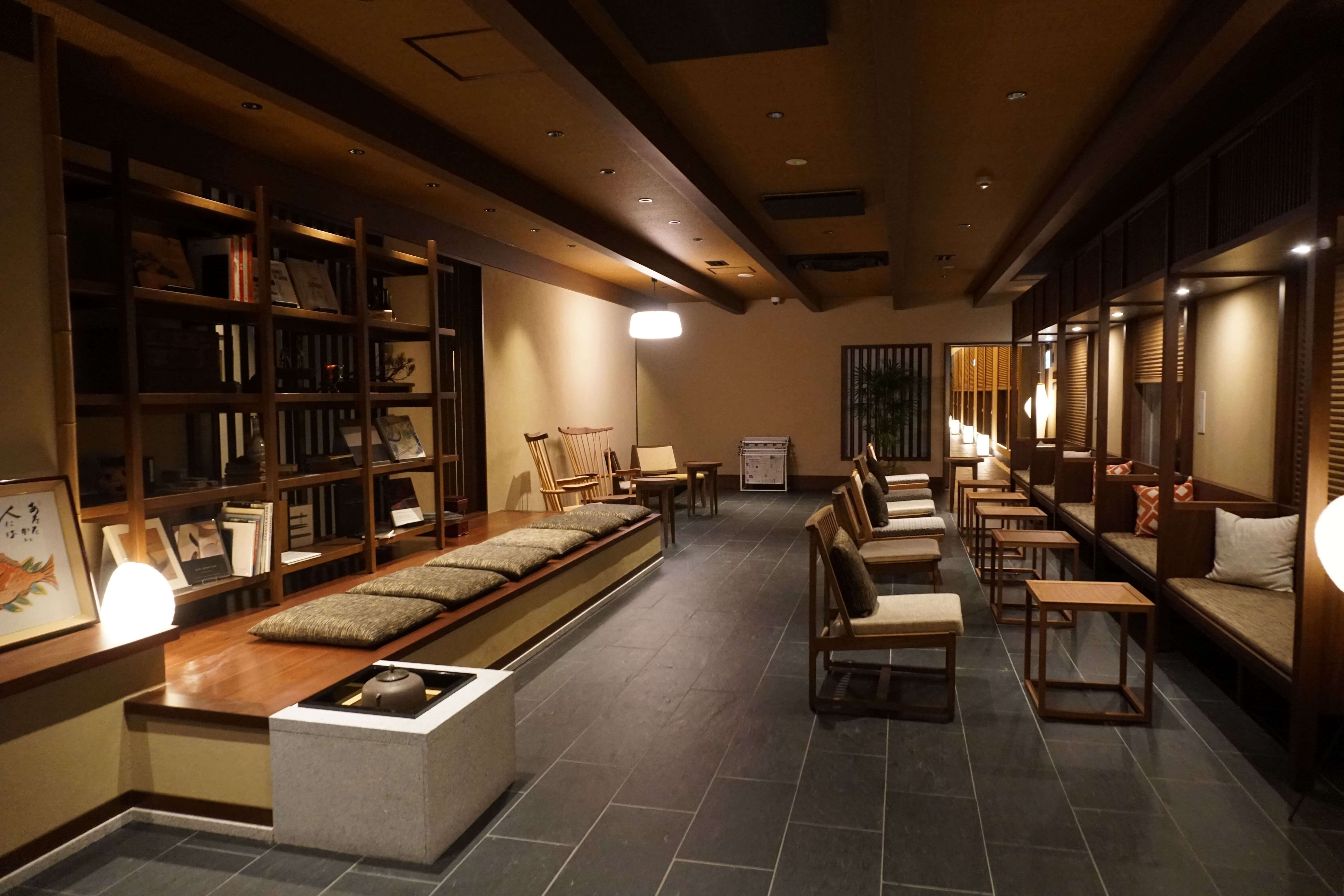 Inside the temple lodging of Horyuji Temple