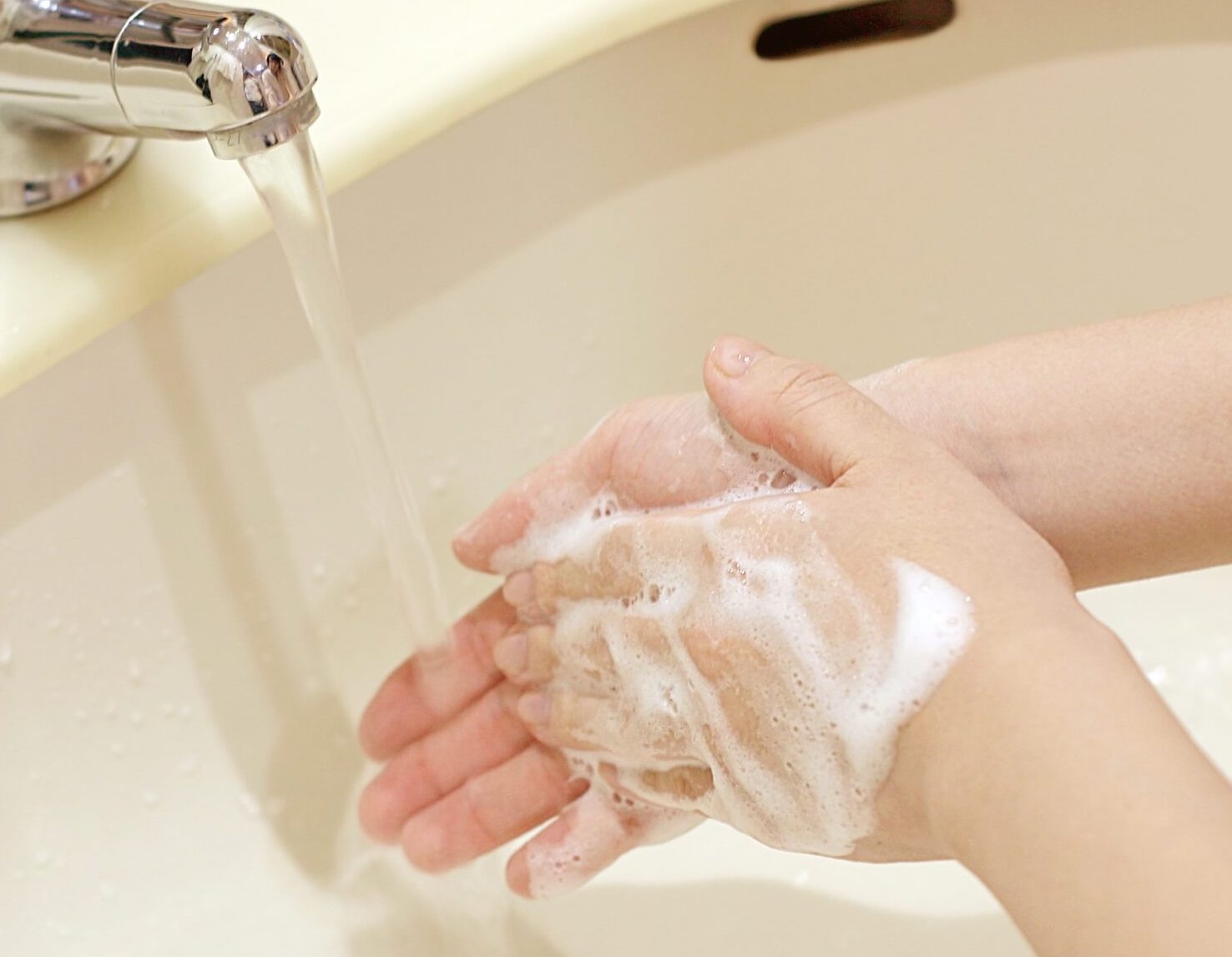 Wash your hands with soap and clean your hands with sanitizer spray