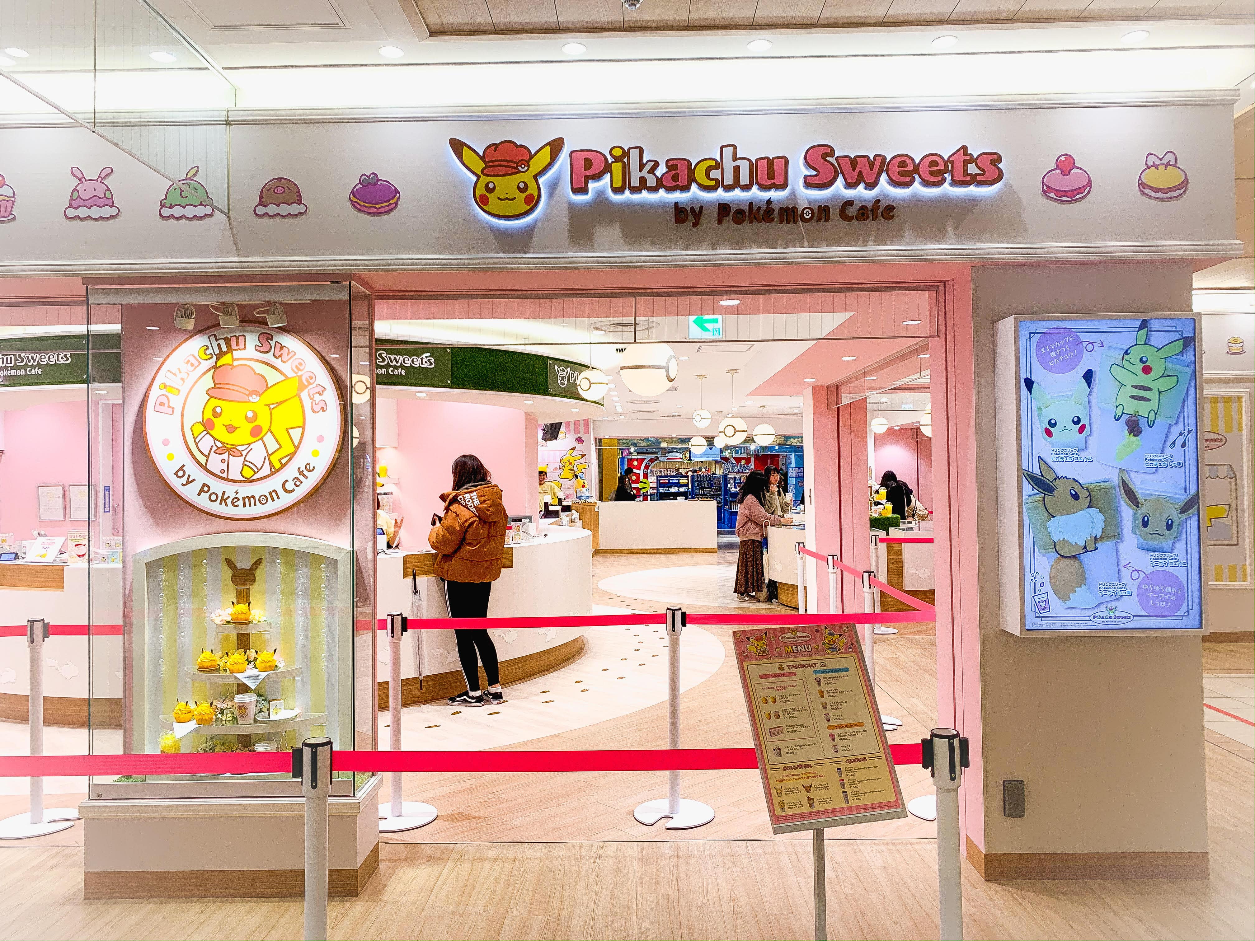 Pikachu Sweets by Pokémon Cafe