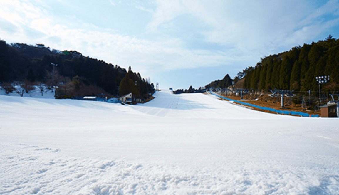Ski slopes at Rokkosan Ski Resort