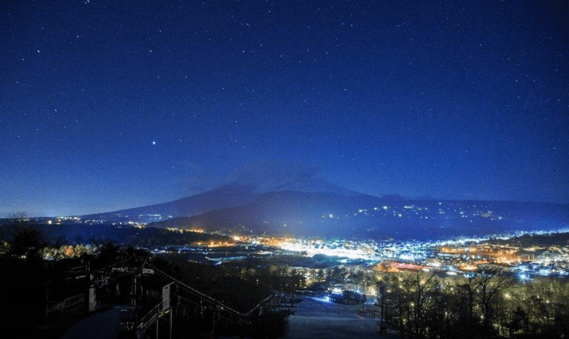 Night views from Karuizawa Princehotel Snow Resort